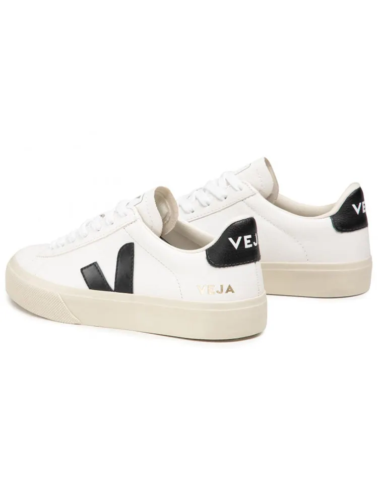 Veja Campo Low Chromefree 'White Black' — изображение 4 из 6, белый/черный