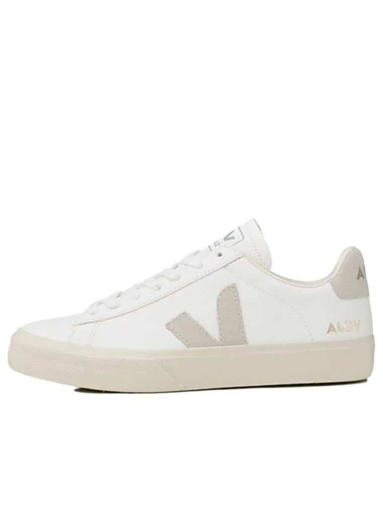 Кроссовки Veja Campo Chromefree Lace-Up Sneakers 'White Natural' — изображение 1 из 4, белый