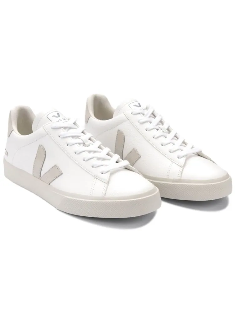 Кроссовки Veja Campo Chromefree Lace-Up Sneakers 'White Natural' — изображение 3 из 4, белый