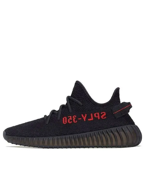 Кроссовки yeezy boost 350 v2 'bred' Adidas — изображение 1 из 4, черный/черный/красный