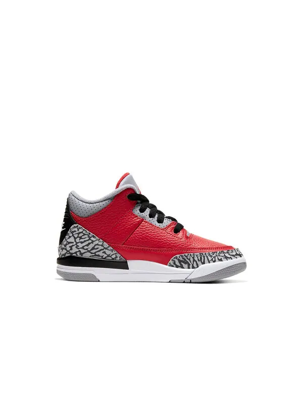 Кроссовки 3 ретро se Air Jordan — изображение 2 из 4, красный/серый