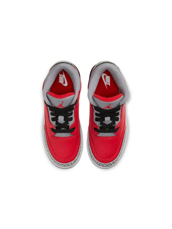 Кроссовки 3 ретро se Air Jordan — изображение 3 из 4, красный/серый