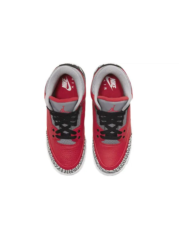 Кроссовки 3 ретро se Air Jordan — изображение 4 из 4, красный/серый/черный