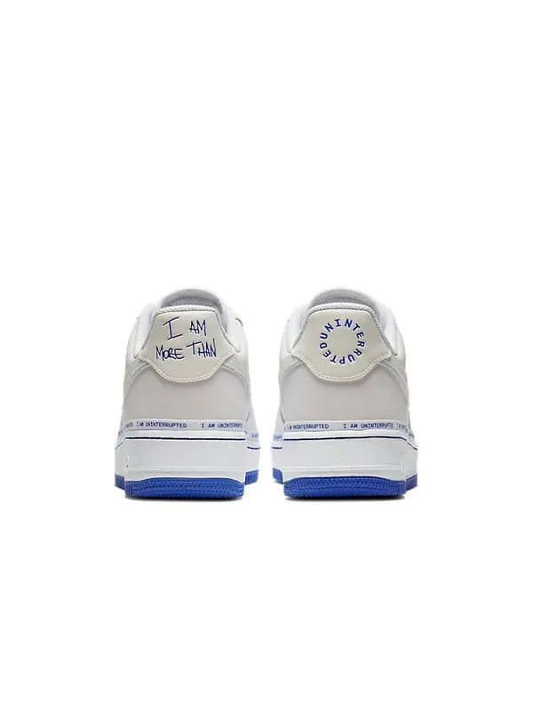 Кроссовки x uninterrupted air force 1 low qs Nike — изображение 4 из 4, белый/черный-синий