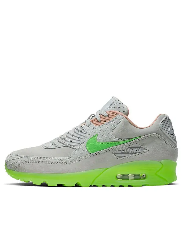Кроссовки air max 90 премиум Nike — изображение 1 из 4, серый/зеленый