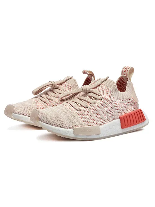 Кроссовки nmd_r1 stlt primeknit 'linen' Adidas — изображение 2 из 3, оранжевый