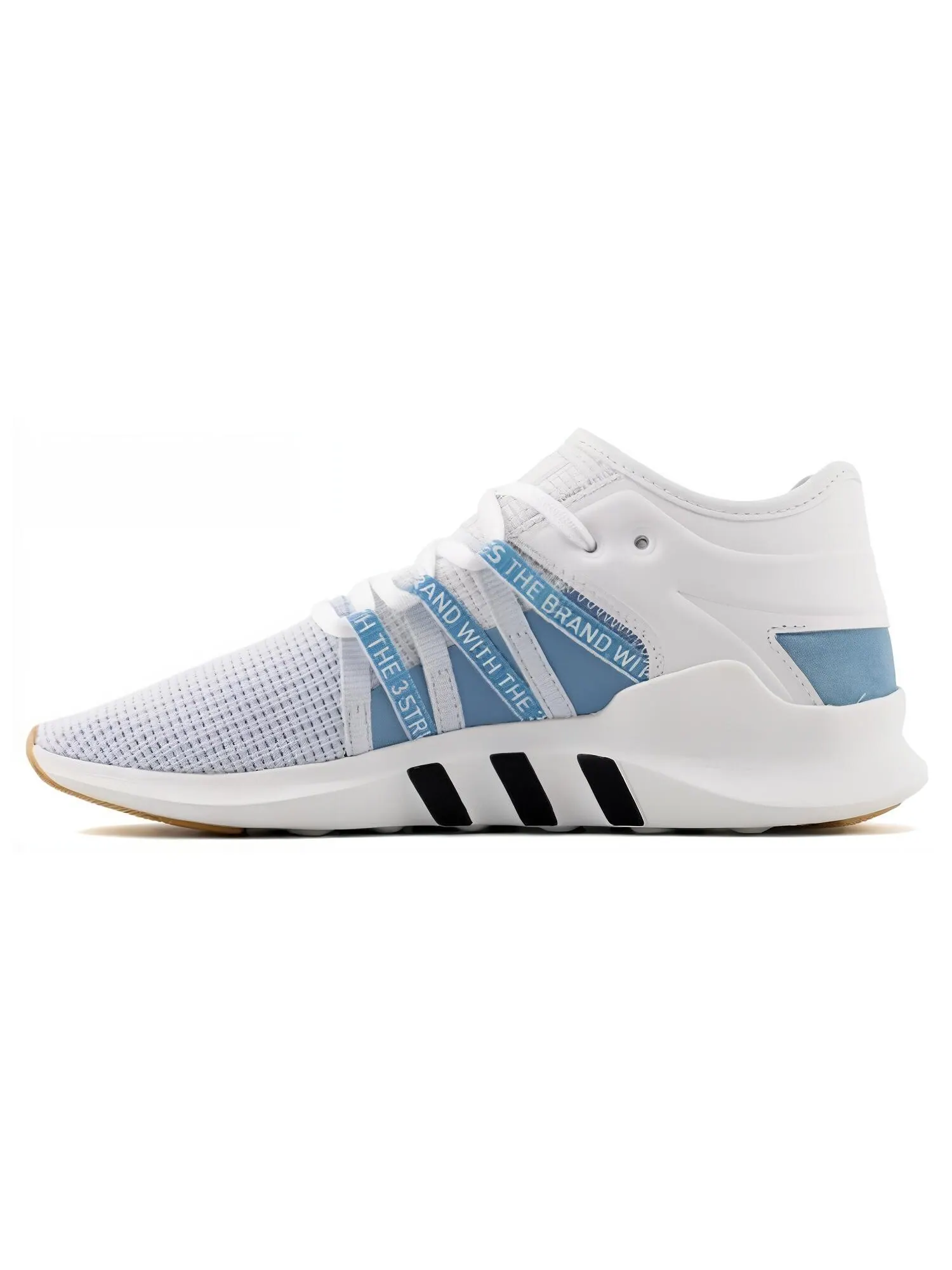 Кроссовки Adidas Originals EQT Racing Casual Women's Mid-Top — изображение 1 из 5, голубой/белый