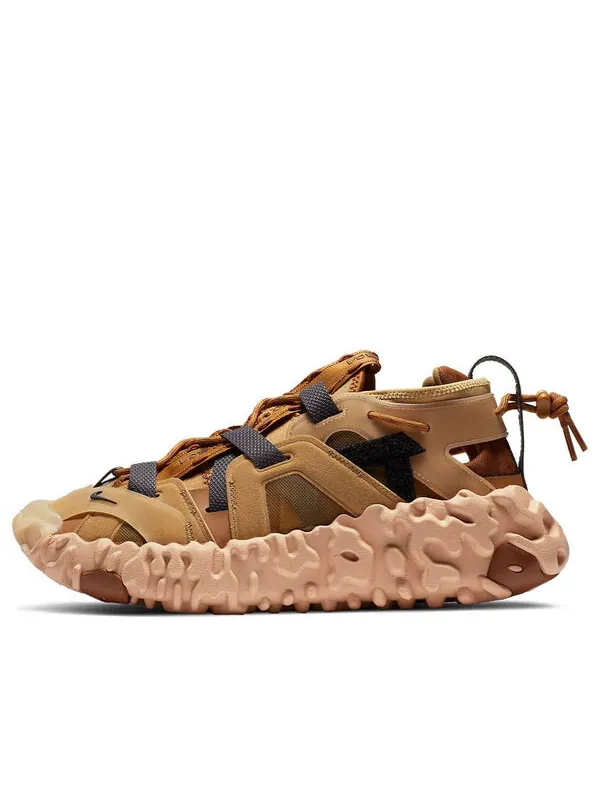 Кроссовки ispa overreact sandal Nike — изображение 1 из 4, коричневый/желтый