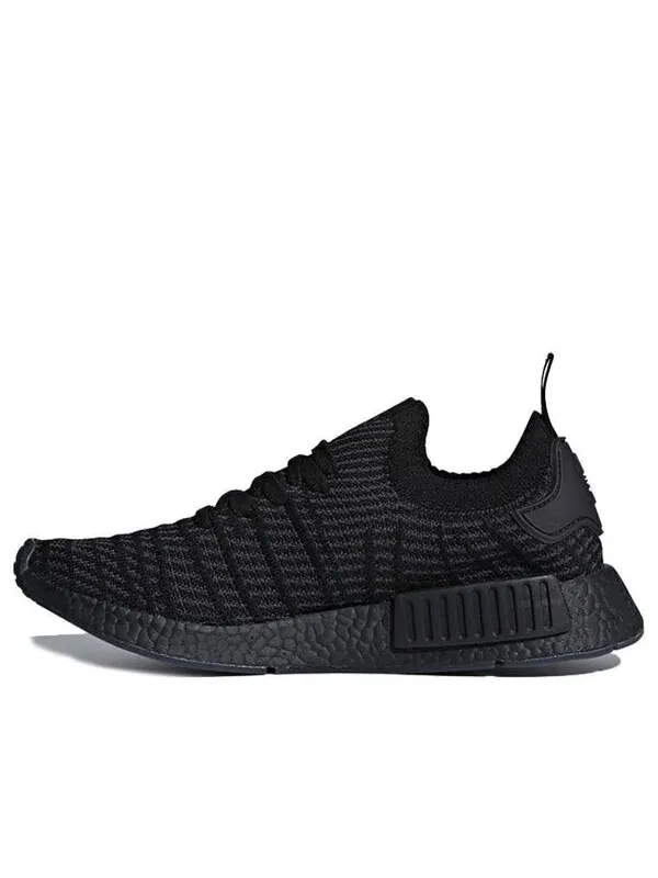 Кроссовки nmd_r1 primeknit stlt Adidas — изображение 1 из 4, черный