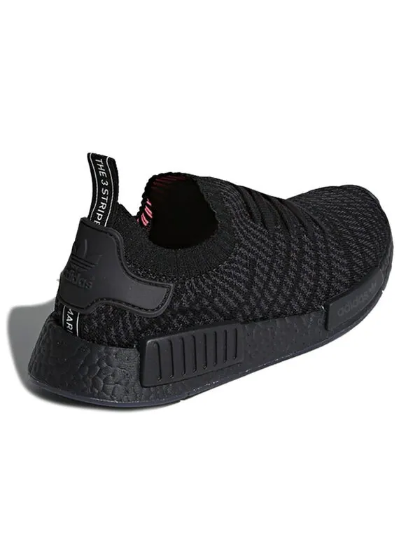 Кроссовки nmd_r1 primeknit stlt Adidas — изображение 4 из 4, черный
