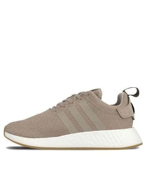 Кроссовки nmd_r2 Adidas — изображение 1 из 4, коричневый
