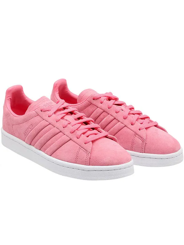 Кроссовки кампус Adidas — изображение 3 из 4, белый/розовый