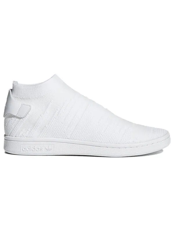 Кроссовки stan smith носок primeknit Adidas — изображение 3 из 4, белый
