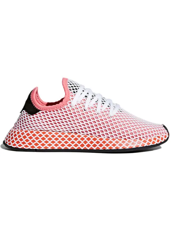 Кроссовки deerupt Adidas — изображение 2 из 4, красный/белый