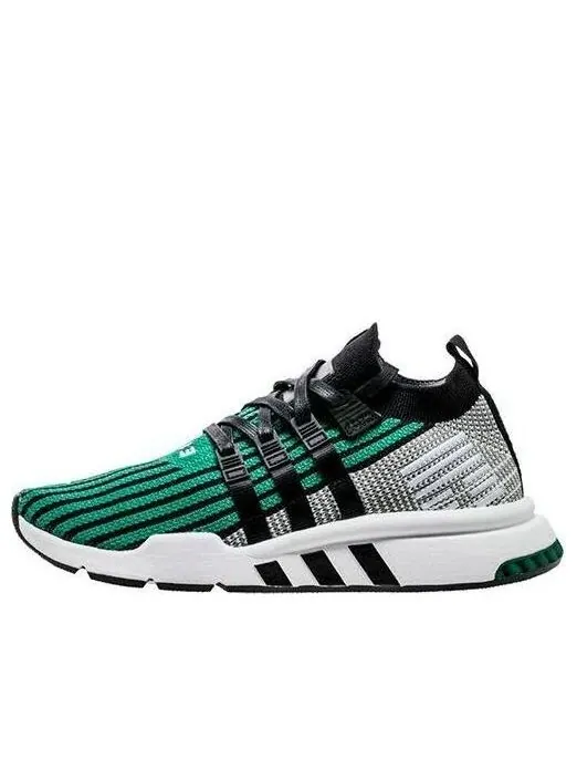 Кроссовки eqt support mid adv primeknit Adidas — изображение 1 из 3, черный/зеленый