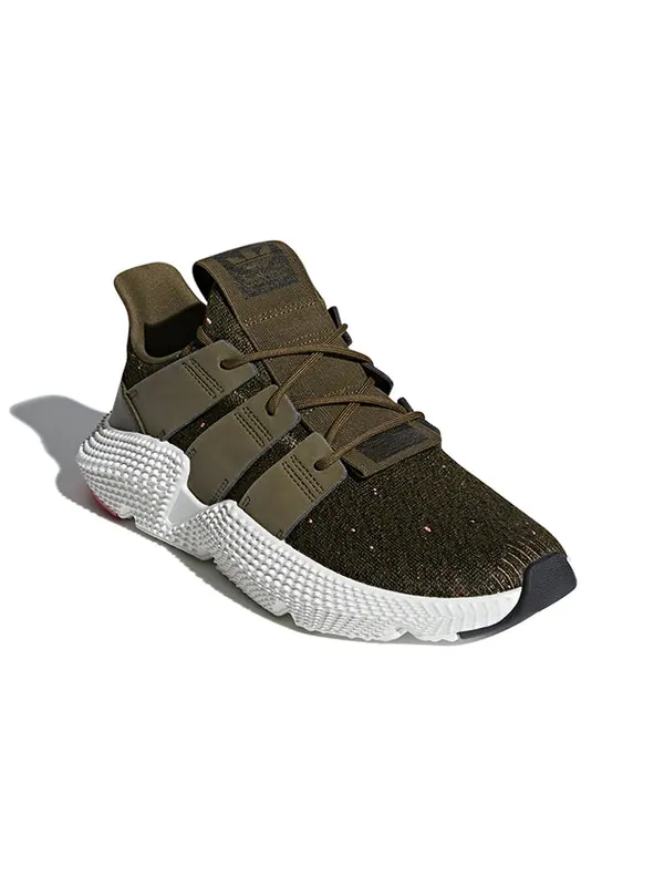 Кроссовки prophere 'trace olive' Adidas — изображение 2 из 4, оливковый/розовый