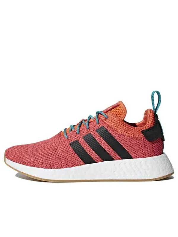 Кроссовки nmd_r2 Adidas — изображение 1 из 4, оранжевый//белый