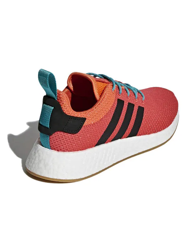Кроссовки nmd_r2 Adidas — изображение 4 из 4, оранжевый//белый