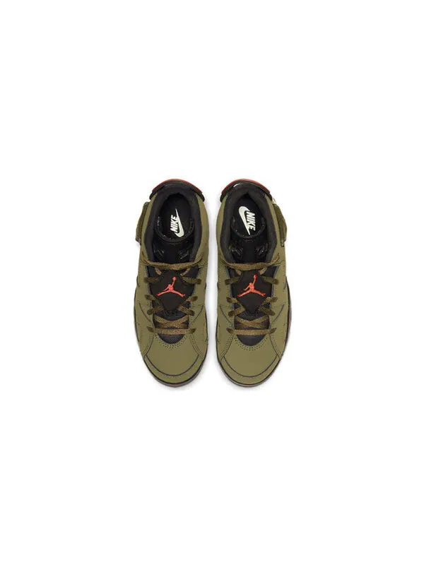 Кроссовки 6 ретро x travis scott Air Jordan — изображение 4 из 4, зеленый