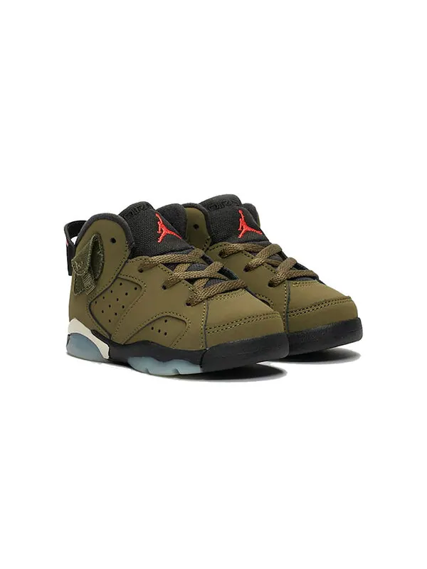 Кроссовки 6 ретро x travis scott Air Jordan — изображение 3 из 4, зеленый