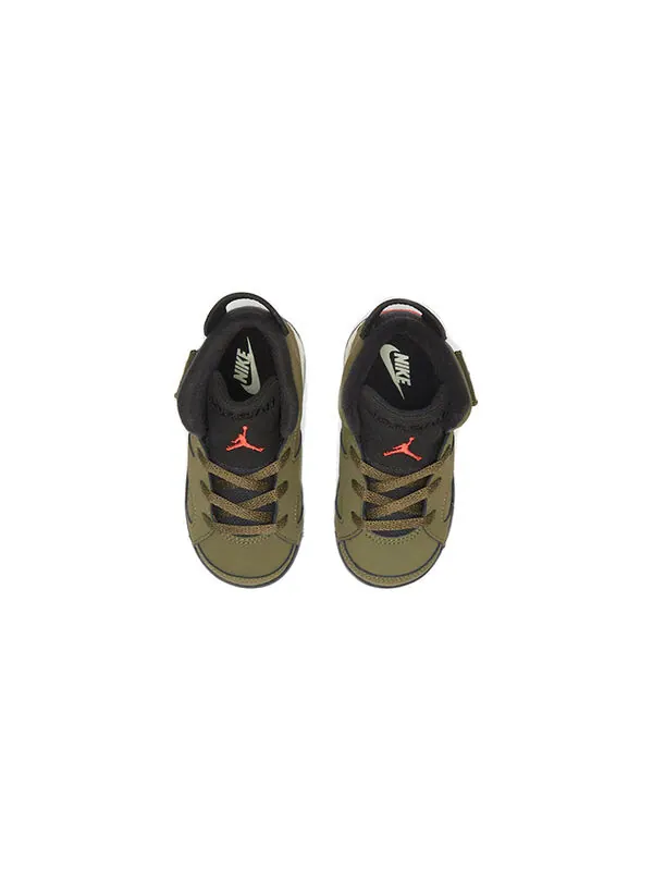 Кроссовки 6 ретро x travis scott Air Jordan — изображение 4 из 4, зеленый