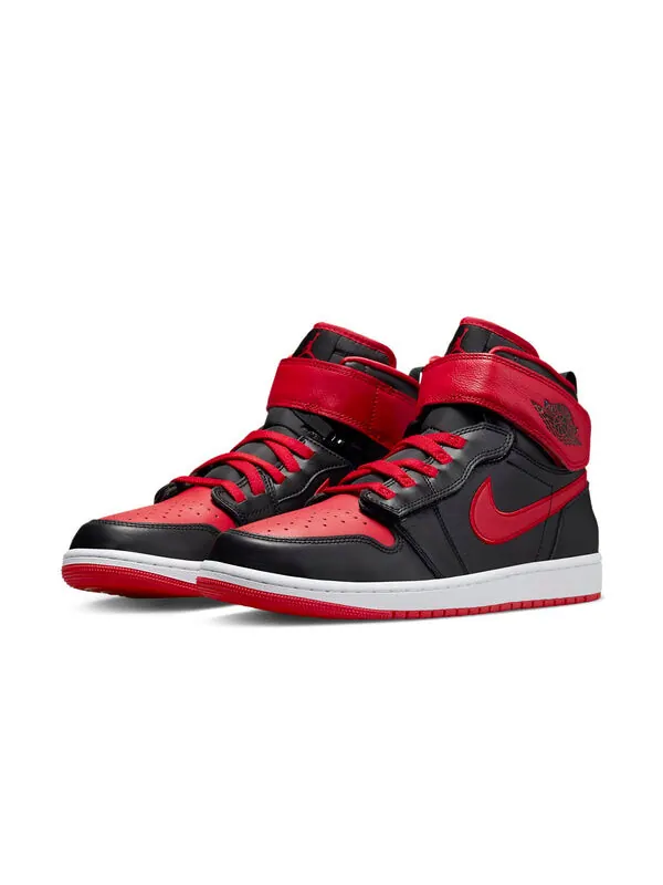 Кроссовки 1 hi flyease Air Jordan — изображение 2 из 4, черный/белый/красный