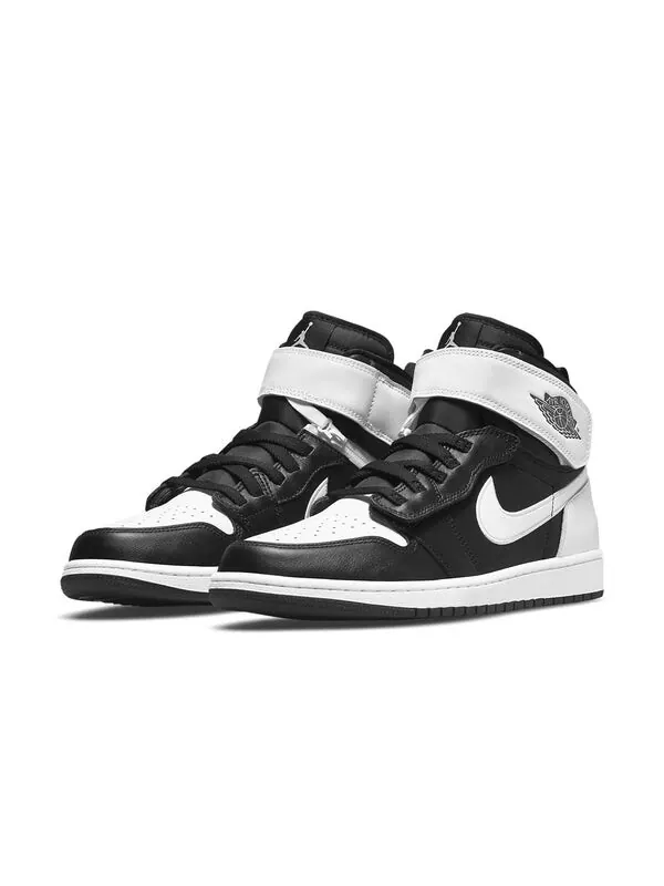 Кроссовки 1 высокие flyease Air Jordan — изображение 3 из 4, черный/белый