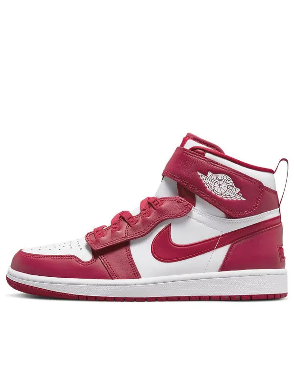 Кроссовки 1 высокие flyease Air Jordan — изображение 1 из 4, белый/красный