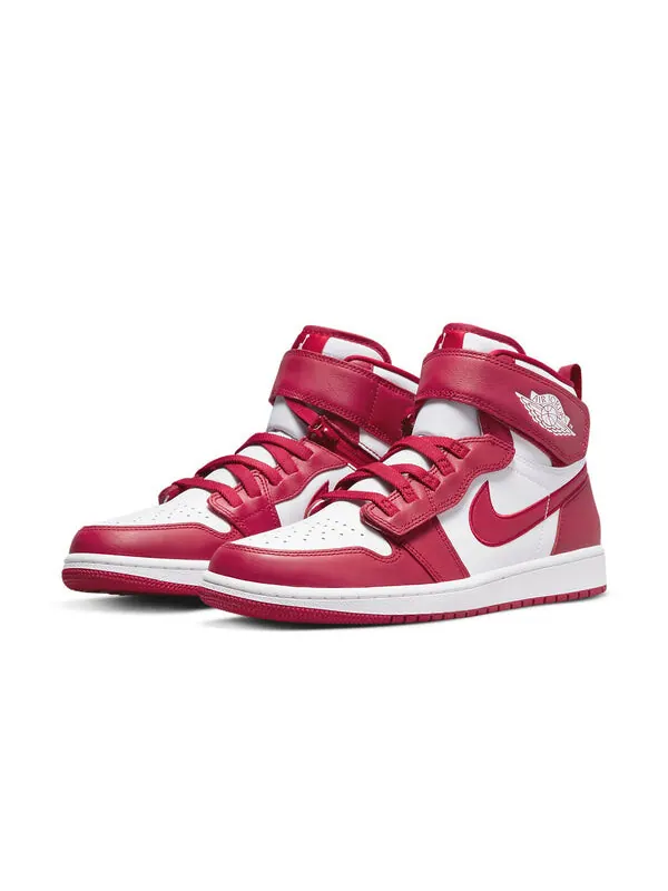 Кроссовки 1 высокие flyease Air Jordan — изображение 3 из 4, белый/красный