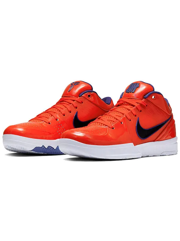 Кроссовки x undefeated kobe 4 protro Nike — изображение 3 из 4, оранжевый/синий