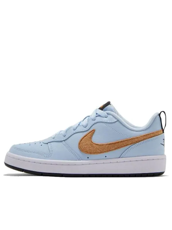 Кроссовки Court Borough Low 2GS Nike — изображение 1 из 4, синий/коричневый/белый