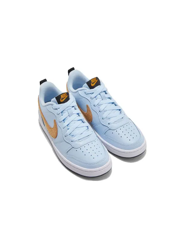 Кроссовки Court Borough Low 2GS Nike — изображение 2 из 4, синий/коричневый/белый