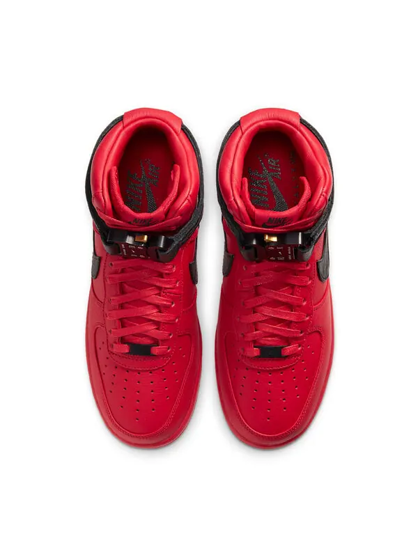 Кроссовки x 1017 alyx 9см air force 1 высокие Nike — изображение 4 из 4, красный/черный