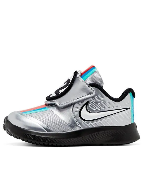 Кроссовки star runner 2 autovelcro Nike — изображение 1 из 4, серебряный