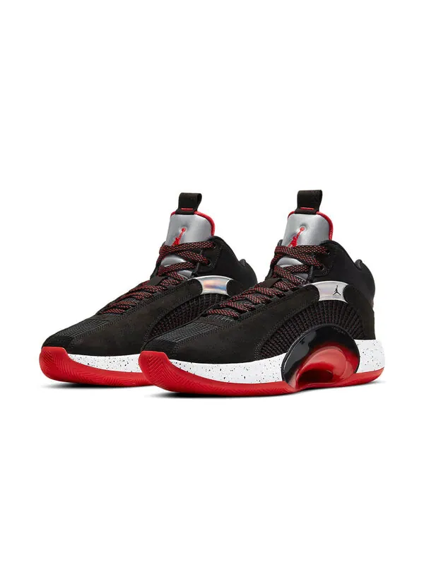Кроссовки 35 пф Air Jordan — изображение 3 из 4, черный/красный/белый