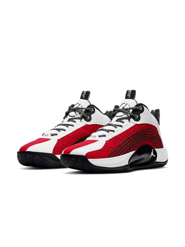 Кроссовки jumpman 2021 pf Air Jordan — изображение 3 из 4, белый/красный/черный