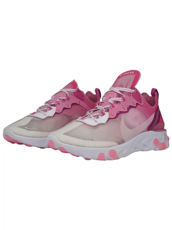Кроссовки react element 87 x sneaker room 'breast cancer awareness white' Nike — изображение 3 из 4, розовый/мульти