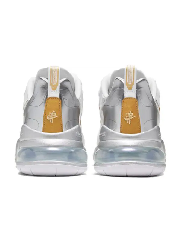 Кроссовки air max 270 react Nike — изображение 4 из 4, белый/серебристый