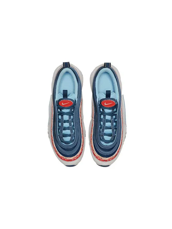 Кроссовки air max 97 Nike — изображение 2 из 4, синий/красный