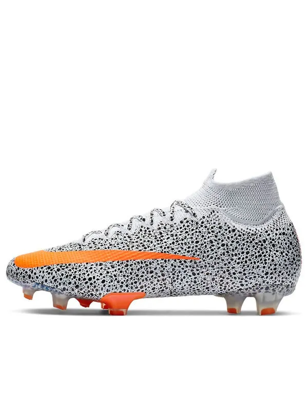 Кроссовки cr7 x mercurial superfly 7 elite fg Nike — изображение 1 из 4, белый/черный/оранжевый