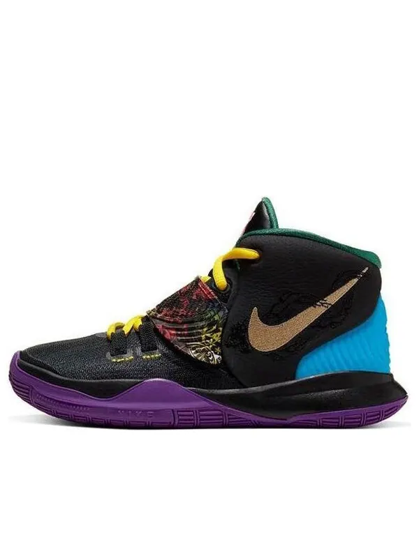Кроссовки kyrie 6 Nike — изображение 1 из 4, черный/мульти
