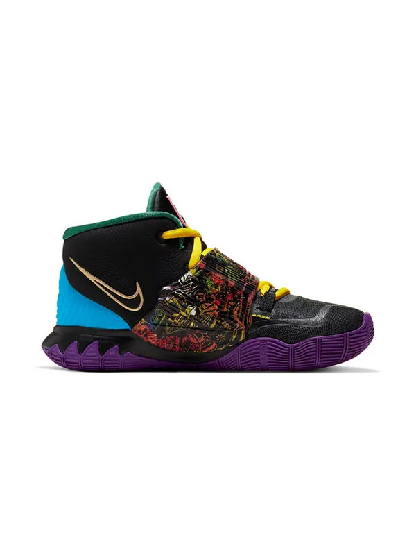 Кроссовки kyrie 6 Nike — изображение 2 из 4, черный/мульти