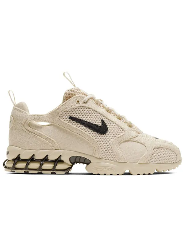 Кроссовки x stussy air zoom spiridon caged 2 'fossil' Nike — изображение 2 из 4, черный