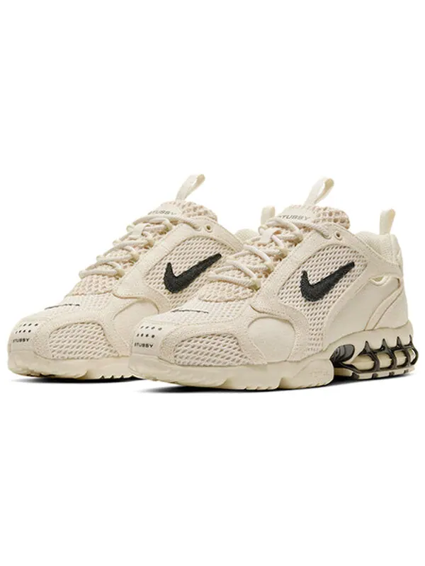Кроссовки x stussy air zoom spiridon caged 2 'fossil' Nike — изображение 3 из 4, черный