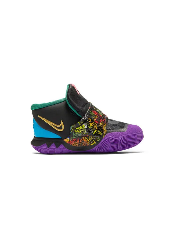 Кроссовки kyrie 6 Nike — изображение 2 из 4, черный/мульти