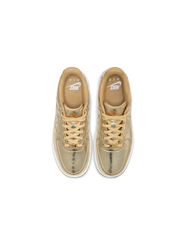 Кроссовки air force 1 sp 'liquid metal - gold' Nike — изображение 4 из 4, золотистый/белый