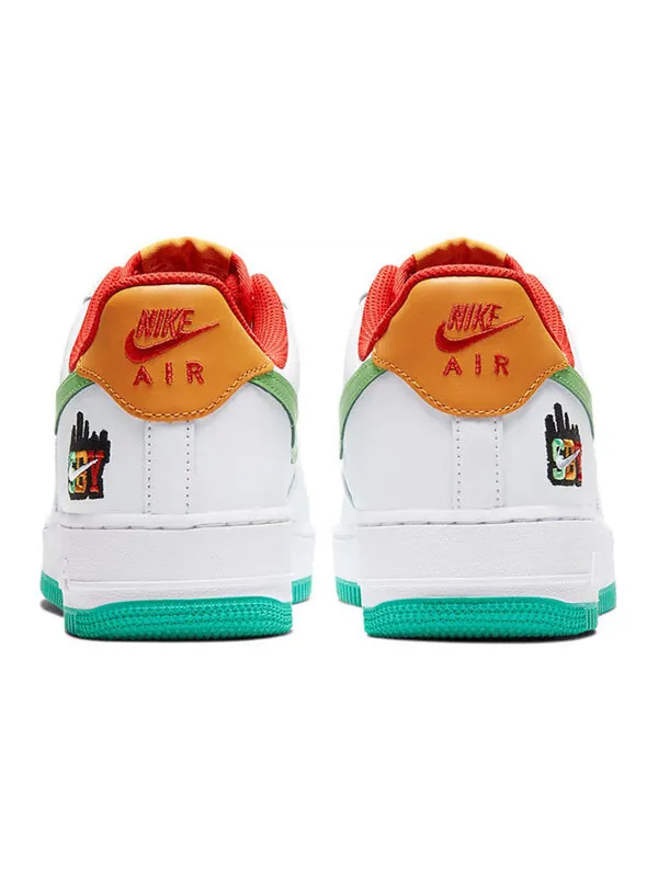 Кроссовки air force 1 низкие Nike — изображение 4 из 4, белый/зеленый