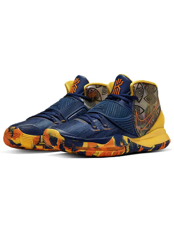 Кроссовки Nike Kyrie 6 Preheat 'Taipei' — изображение 3 из 4, черный/желтый
