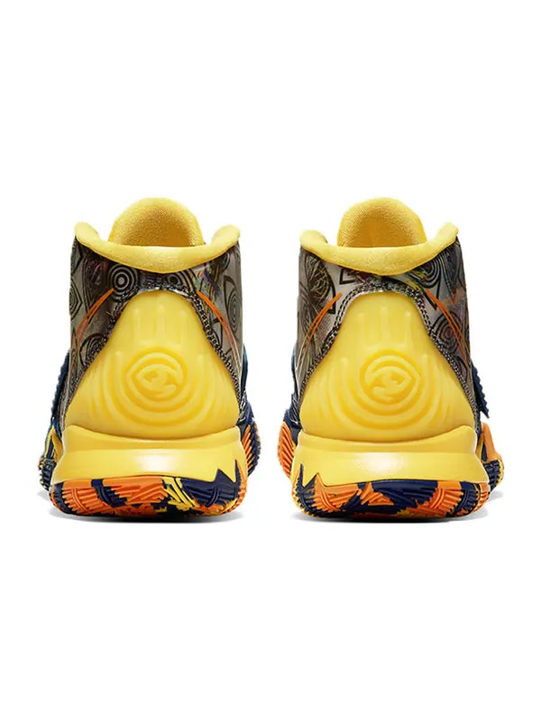 Кроссовки Nike Kyrie 6 Preheat 'Taipei' — изображение 4 из 4, черный/желтый