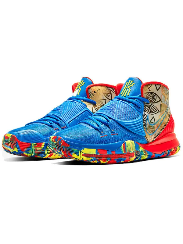 Кроссовки Nike Kyrie 6 Preheat 'Guangzhou' — изображение 3 из 4, синий